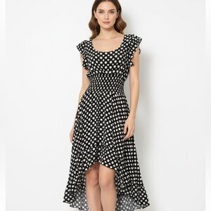 AMERICAN RAG Woman’s Floral|Polka dot Dress Womens Sz S